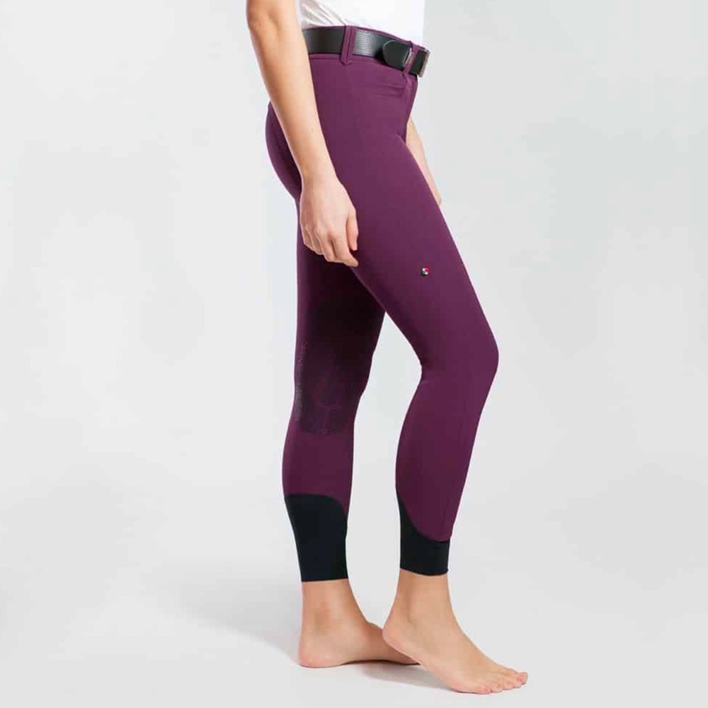 For Horses Breeches “Remie” Lightweight Hunter Jumper burgundy